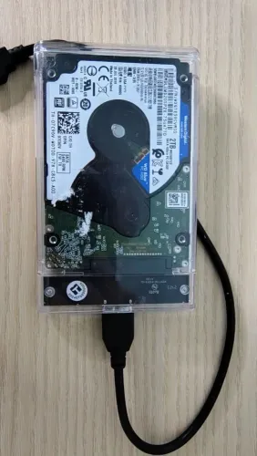 HD WD Blue 2TB (Externo) - Saudável e Testado - Case e Cabo Inclusos