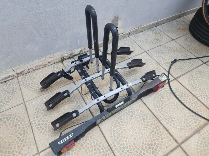 transbike thule 3 bikes para engate usado rack suporte