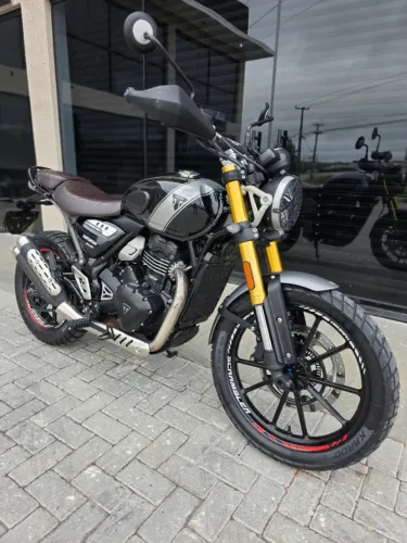 Triumph Scrambler 400 X - Estudo troca por outras motos