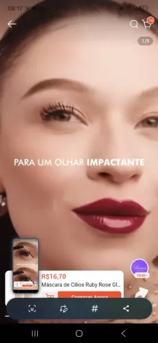 Maquiagem Ruby Rose 