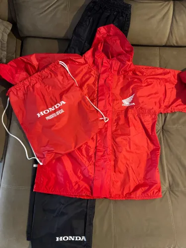 KIT Capa de Chuva HONDA ORIGINAL NUNCA USADO