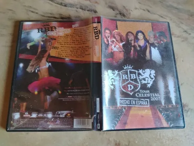 Rbd Rebelde Tour Celestial 2007 Hecho En España Dvd Duplo