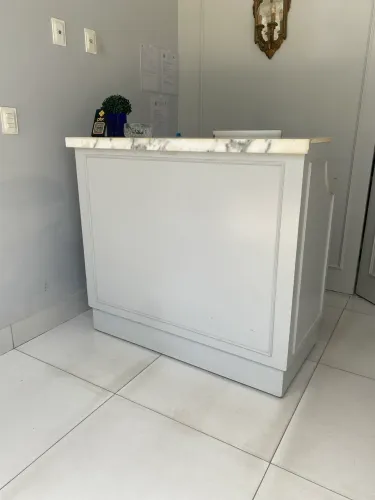 Balcao de recepcionista