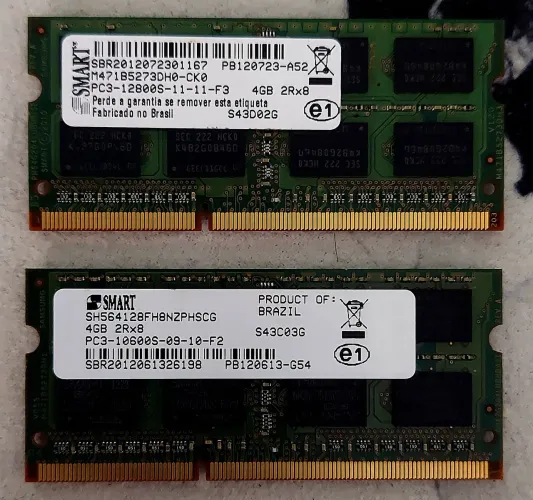 8GB (2x4GB) Notebook DDR3