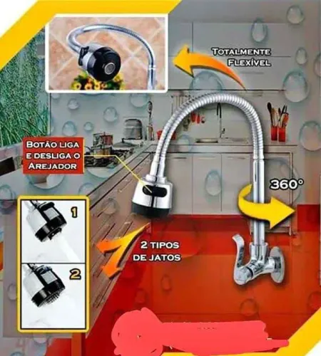 Torneira flexivel