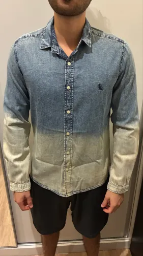 Camisa Reserva Original Degradê Manga Longa Tam. P - Nunca usada (com etiqueta)