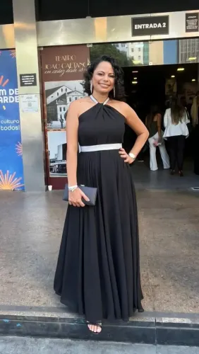 Vestido de festa preto
