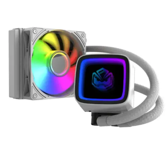 WATER COOLER PCYES TUNDRA WHITE 120MM ARGB