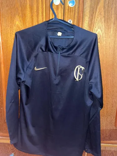 Corinthians camisa manga longa preta