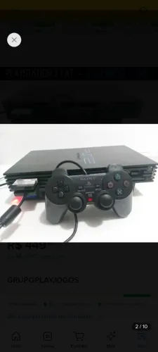 Vende-se PS2 fat uma experiência inesquecível poucos têm esse aparelho hoje em dia em