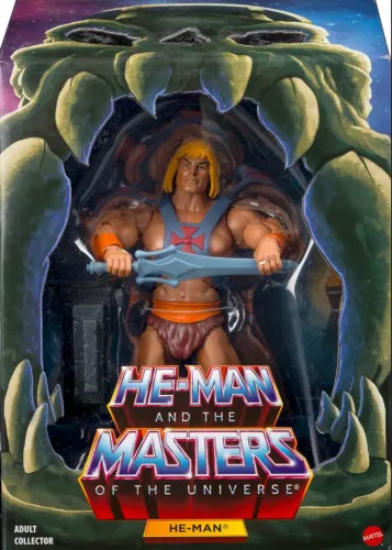 Boneco He-Man Masters of the Universe 2.0 Filmation Mattel Classics Novo LEIA