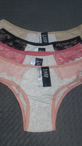 Calcinha algodão kit com 4