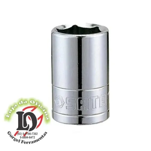 Soquete sextavado 1/2" sata 9mm-ST13320SC
