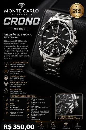 MONTE CARLO CRONO - MC 1026