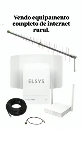 Equipamentos para internet rural 