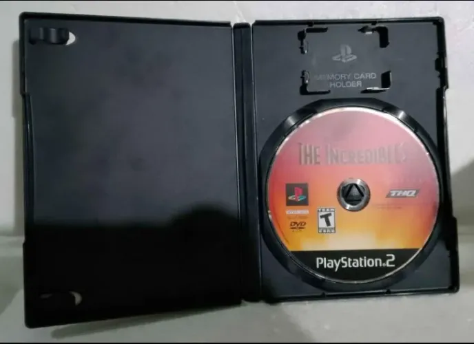 Jogo PS2 The incredibles ORIGINAL mídia perfeita