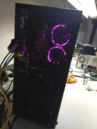 CPU Gamer 3 cooler led, i5 3 geração,6gb ram,ssd240gb,placa de video 1gb mais 3 ram, 4gb 