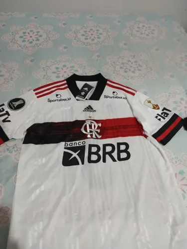 Camisa Flamengo 2020 preparada p/ jogo Rodrigo Caio libertadores tamanho M NOVA
