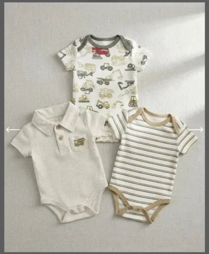 Kit 3 Bodies Bebê Wrangler 3 A 6 Meses