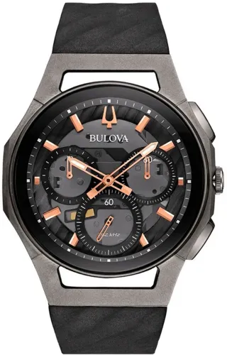 Relógio Bulova Curv Titânio 96a162 novo