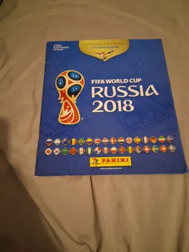 Album da copa 2018 sem figurinhas