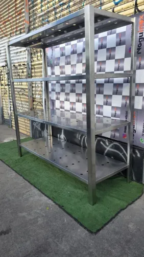 Prateleira industrial inox
