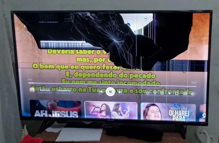 Tv 43' com defeito