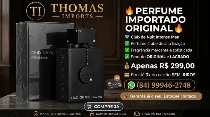 Perfume árabe Club de Nuit ORIGINAL 
