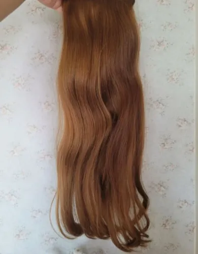 Cabelo humano saudável tecido na tela 96G e 51 cm  