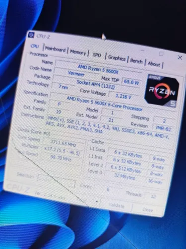 KIT RYZEN PLACA MÃE B550M , RYZEN 5600X E COOLER G800 FUNCIONANDO PERFEITAMENTE 