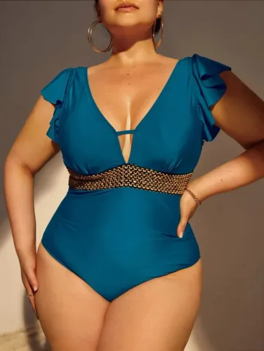 Maiô Plus Size Modelador com Bojo Removível - Conforto e Elegância