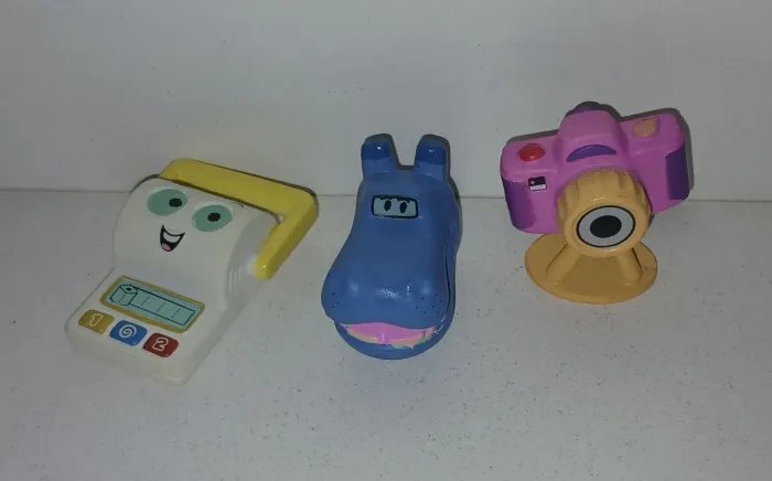 LOTE 3 BONECOS MINIATURAS TOY STORY 5 SNAPPY CLICA ROLINHO SMARTY PANTS ATLAS ORIGINAIS