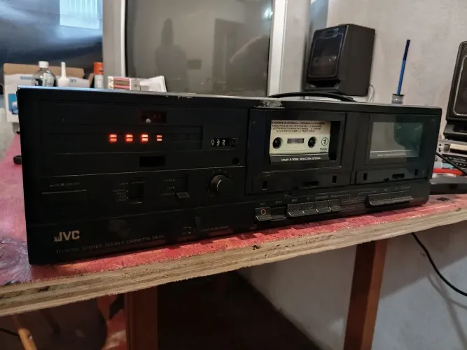 TAPE DECK JVC MARAVILHOSO FUNCIONANDO 100%