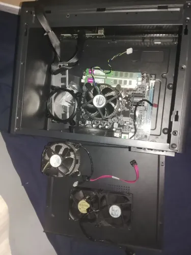 Kit gamer com 16 gb já com gabinete e coler