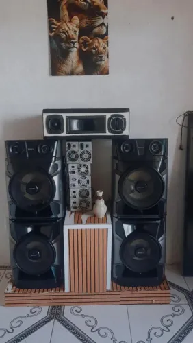 som de casa sony com módulo e fonte pegando perfeitamente