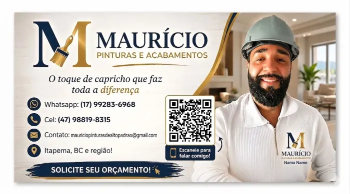 Maurício Pintura e acabamentos de alto padrão. 