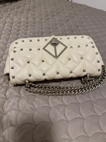 Bolsa Luiza Barcelos Média Off White couro