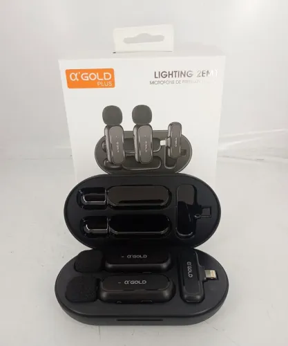 Microfone Lapela Ios a Gold MCF-10
