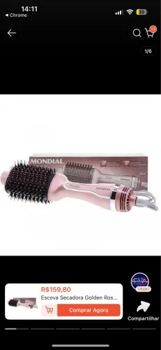 Escova de cabelo mondial