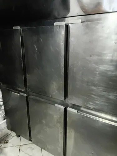 Geladeira 6 portas profissional  inox refrigeração  toda nova