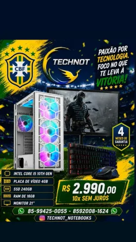 Pc gamer i5 10 geração