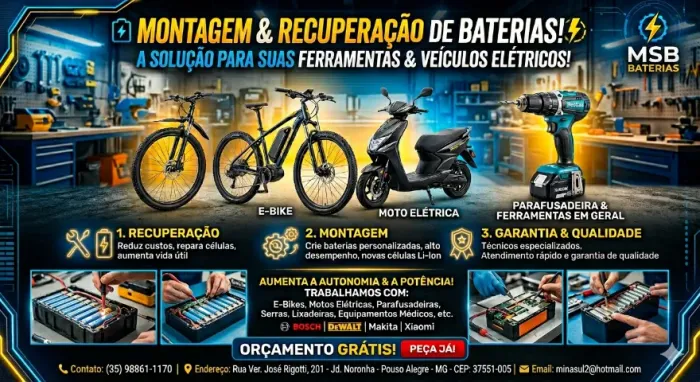 Recuperação de Baterias de Ferramentas