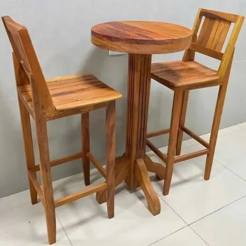 Mesa bistrô madeira maciça