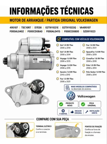 Motor de partida canmax 11 dentes ( arranque )