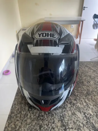 Capacete YOHE Pratik semi-novo