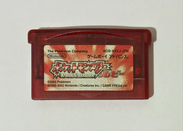 Pokémon Ruby Nintendo game boy Advance 
