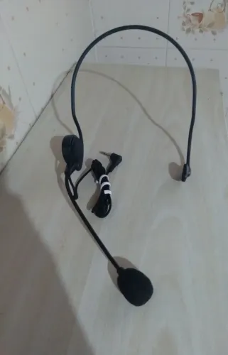 Microfone headset c/fio