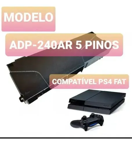 Fonte de Playstation 4 nova 5 pinos ADP 240 ar  10xx