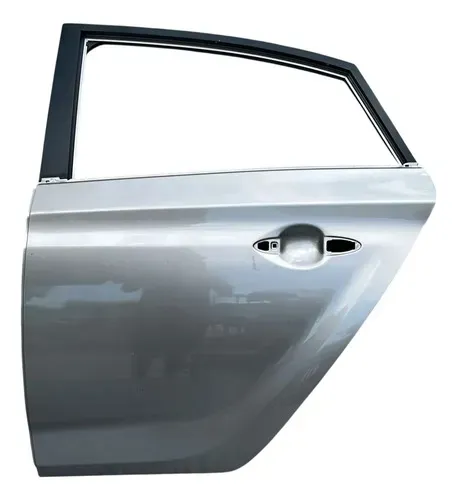 Porta Traseira Esquerda Hb20 Sedan 2013 A 2018 Traseira Esquerda Prateado