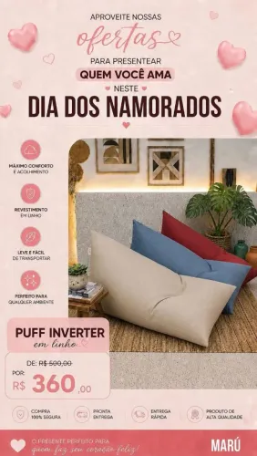 PUFF INVERTER DIA DOS NAMORADOS